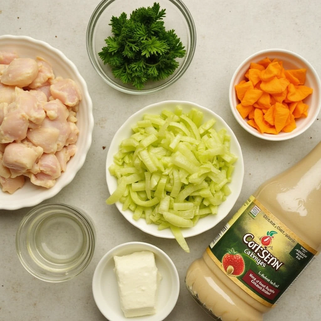 
Bowl of Hearty Chicken Cabbage Soup